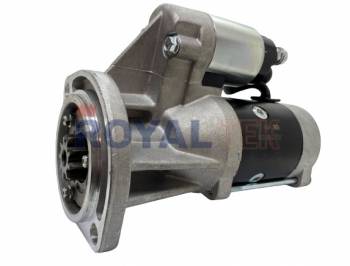 MOTOR DE ARRANQUE ROYALTEK AUTOELEVADOR NISSAN TD27 / FRONTIER PATHFINDER TERRANO - 2 KW / 12 VOLTS / 9 DIENTES / SENTIDO HORARIO --- OEM S13327 S13213 S13212 S13106A 458526